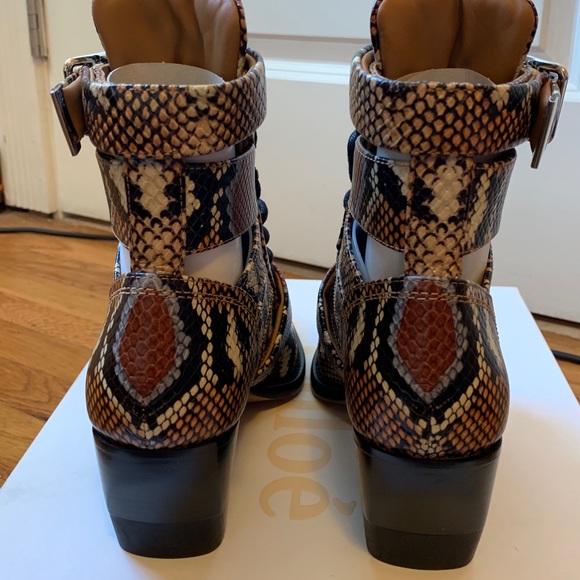 BNIB Chloe Women's Rylee Ankle Boots Sz 7 RARE - Picture 5 of 8